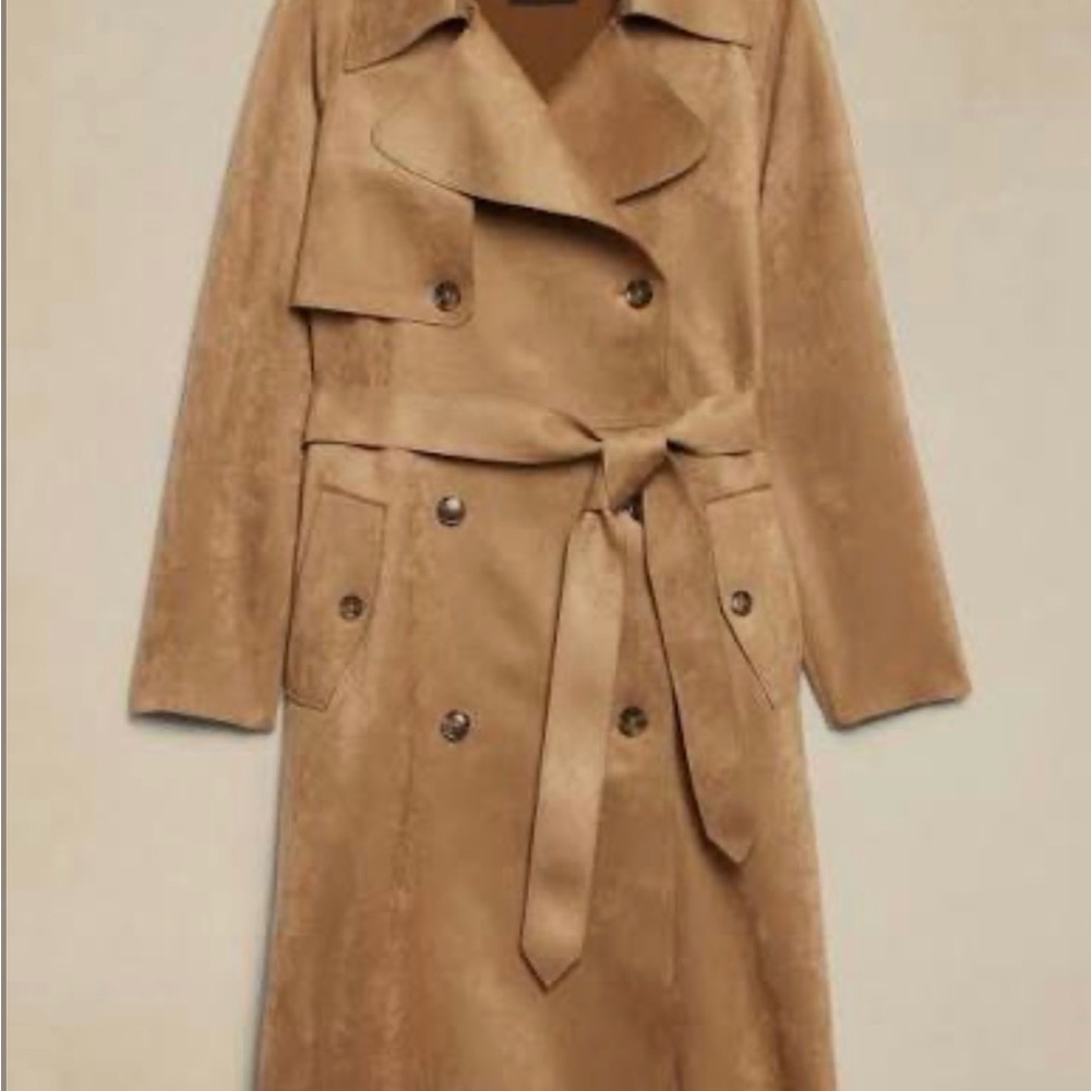Banana Republic Factory Tan Trench Coat
